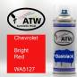 Preview: Chevrolet, Bright Red, WA5127: 400ml Sprühdose, von ATW Autoteile West.